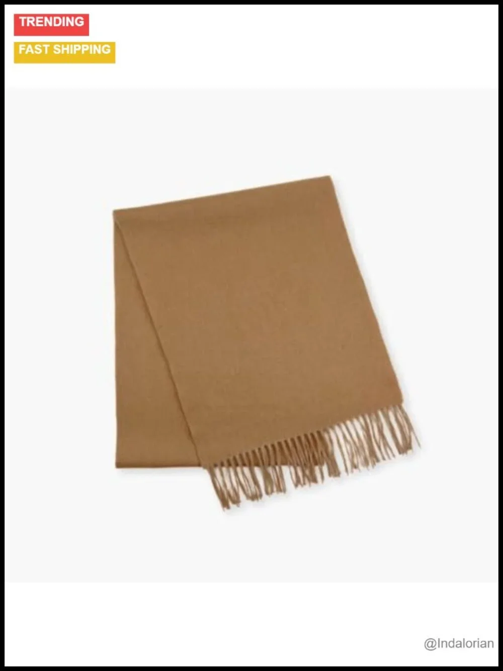 100% Lambswool Scarf 72x13 Shawl Wrap Unisex Winter